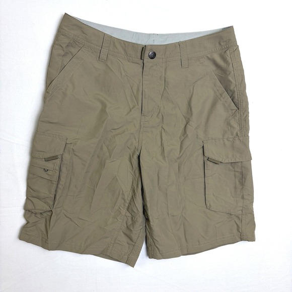 REI Pants - REI Sahara Cargo Shorts Womens 6 Khaki Tan Hiking Outdoor Nylon Gorp Travel